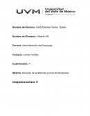 Desarrollo del caso practico - Solución de problemas y toma de decisiones.