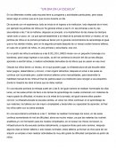 Resumen "Un dia en la escuela"