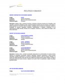 GERENTE CORPORATIVO DE RECURSOS HUMANOS