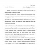 The administration of fluoride as a preventive element