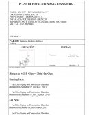 PLANO DE INSTALACION PARA GAS NATURAL.