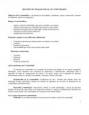 RESUMEN DE TRABAJO SOCIAL EN COMUNIDADES