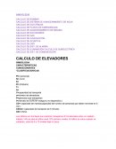 Calculo de elevadores