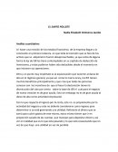 Análisis cuantitativo: Al hacer una revisión de los estados financieros de la empresa llegue a la conclusión en primera instancia