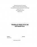 TRABAJO PRÁCTICO DE ESTADÍSTICA.