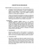 CONCEPTOS NO DEDUCIBLES