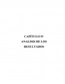 CAPÍTULO IV ANALISIS DE LOS RESULTADOS