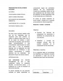 Informe de soluciones acuosas