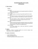 Suelos - Gravedad especifica.