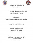 Investigación sobre el conflicto de Siria.