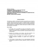 MATERIA: LEGISLACIÓN ECONÓMICA.