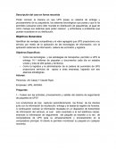 LA Descripción del caso en forma resumida