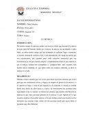TEMA: Ensayo LA MUSICA