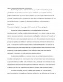 Marco Constitucional del derecho Administrativo.