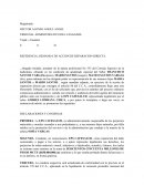 DEMANDA DE ACCION DE REPARACION DIRECTA.