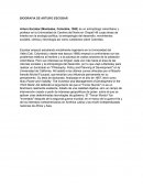 BIOGRAFIA DE ARTURO ESCOBAR
