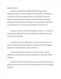 PROMART HOMECENTER. Página 1