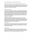 DISEÑO DE INVESTIGACION EXPLORATORIA INVESTIGACIÓN CUALITATIVA.