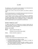 EL JUICIO. MATERIA Y FORMA EN EL JUICIO