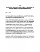 Aplicación del diseño universal en el diseño y la producción de empaques para personas con discapacidad motriz