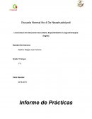 Informe de Prácticas.