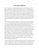 Ensayo- Vivo pero muerto.