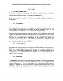 ELABORACIÓN Y COMERCIALIZACIÓN DE LICOR DE AGUAYMANTO