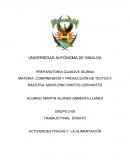 Actividades físicas y la alimentación