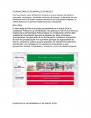 Plan nacional de desarrollo en Mexico