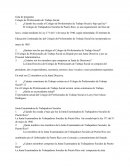 Trabajo Social. Guía de preguntas