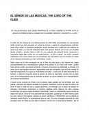 EL SEÑOR DE LAS MOSCAS- THE LORD OF THE FLIES