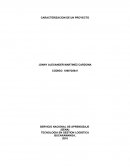 CARACTERIZACION DE UN PROYECTO