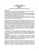 Importancia de los Medios de Comunicación en la Guerra