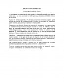 ENSAYO INFORMATIVO ¨El cerebro también come¨