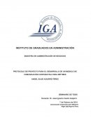 PROTOCOLO DE PROYECTO PARA EL DESARROLLO DE UN MODELO DE COMUNICACIÓN CORPORATIVA PARA MIPYMES