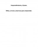 Emprendimiento y Pymes.