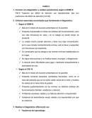 Criterios esenciales encontrados que fundamente el diagnostico.