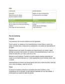 Plan de marketin> Ubicación, Materia prima de calidad, Servicio amable al cliente