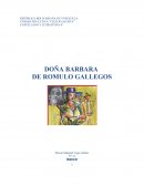 DOÑA BARBARA DE ROMULO GALLEGOS
