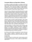 Cuales son los Conceptos Básicos de Seguridad y Defensa