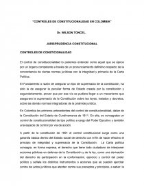 Control de constitucionalidad.. Página 1
