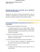 LA RELACIÓN DEL PAPEL DE LA EDUCACIÓN CON EL DESARROLLO ACTUAL DE NUESTRA SOCIEDAD.