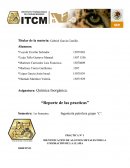 Tema: “Reporte de las practicas”