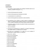 Trabajo quimica. CUESTIONARIO