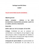 TALLER SUPLETORIO SALIDA ACADEMICA