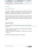 Trabajo: Objetivos de Calidad.