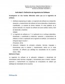 Concepto ingeniería de Software.