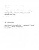 Determinación de la constante universal de los gases ideales.