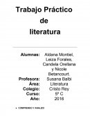 Trabajo Practico de Literatura.