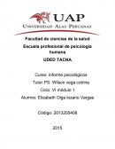 Informe psicologico vi ciclo modulo